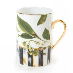 MacKenzie-Childs Thistle & Bee Mug* Outdoor Entertaining