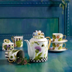 MacKenzie-Childs Thistle & Bee Teapot* Outdoor Entertaining