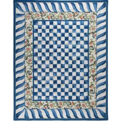MacKenzie-Childs Truly Royal Check Rug - 8' X 10'* Rugs