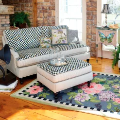 MacKenzie-Childs Tudor Rose Rug - 6' Octagon* Rugs