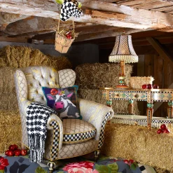 MacKenzie-Childs Tudor Rose Rug - 6' Octagon* Rugs