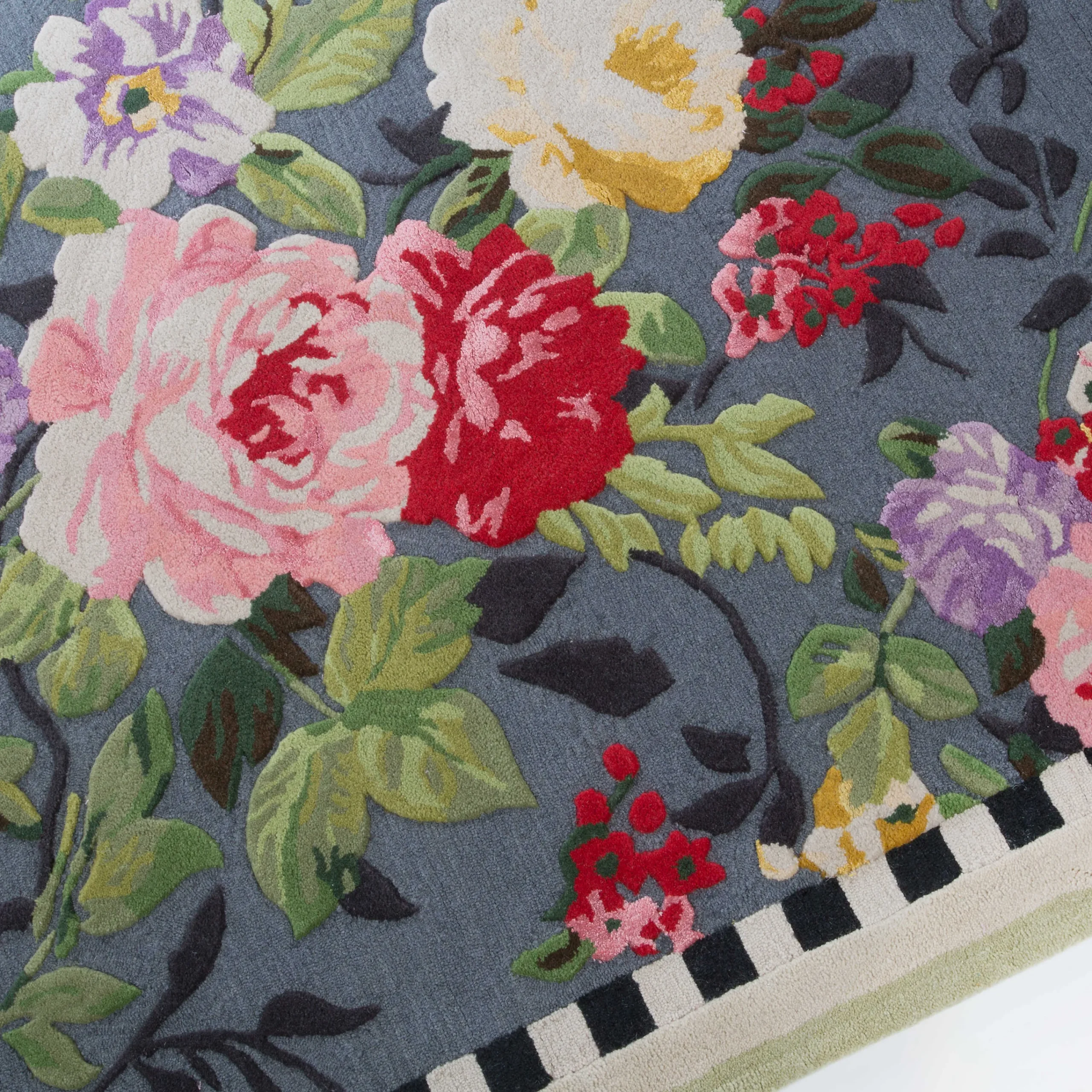 MacKenzie-Childs Tudor Rose Rug - 5' X 8'* Rugs