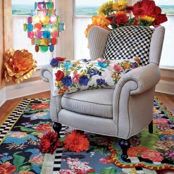 MacKenzie-Childs Tudor Rose Rug - 2'3" X 3'9"* Rugs