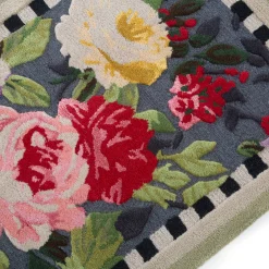 MacKenzie-Childs Tudor Rose Rug - 2'3