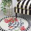 MacKenzie-Childs Tulip Kettle Rug - 3' Round* Rugs