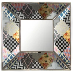 MacKenzie-Childs Venezia Square Mirror* Room Accents