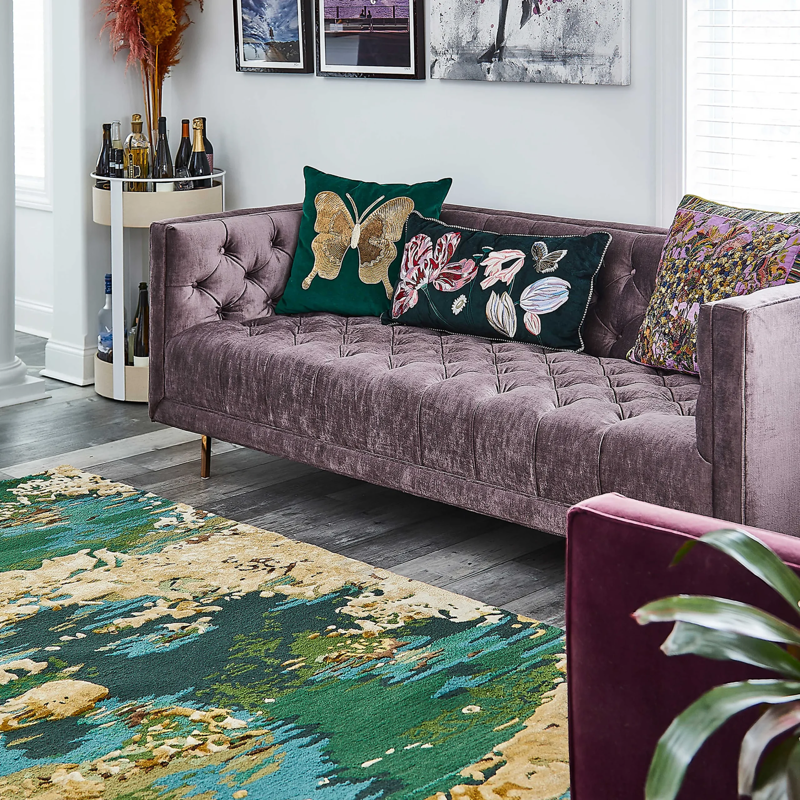 MacKenzie-Childs Verdant Dream Rug - 5' X 8'* Rugs