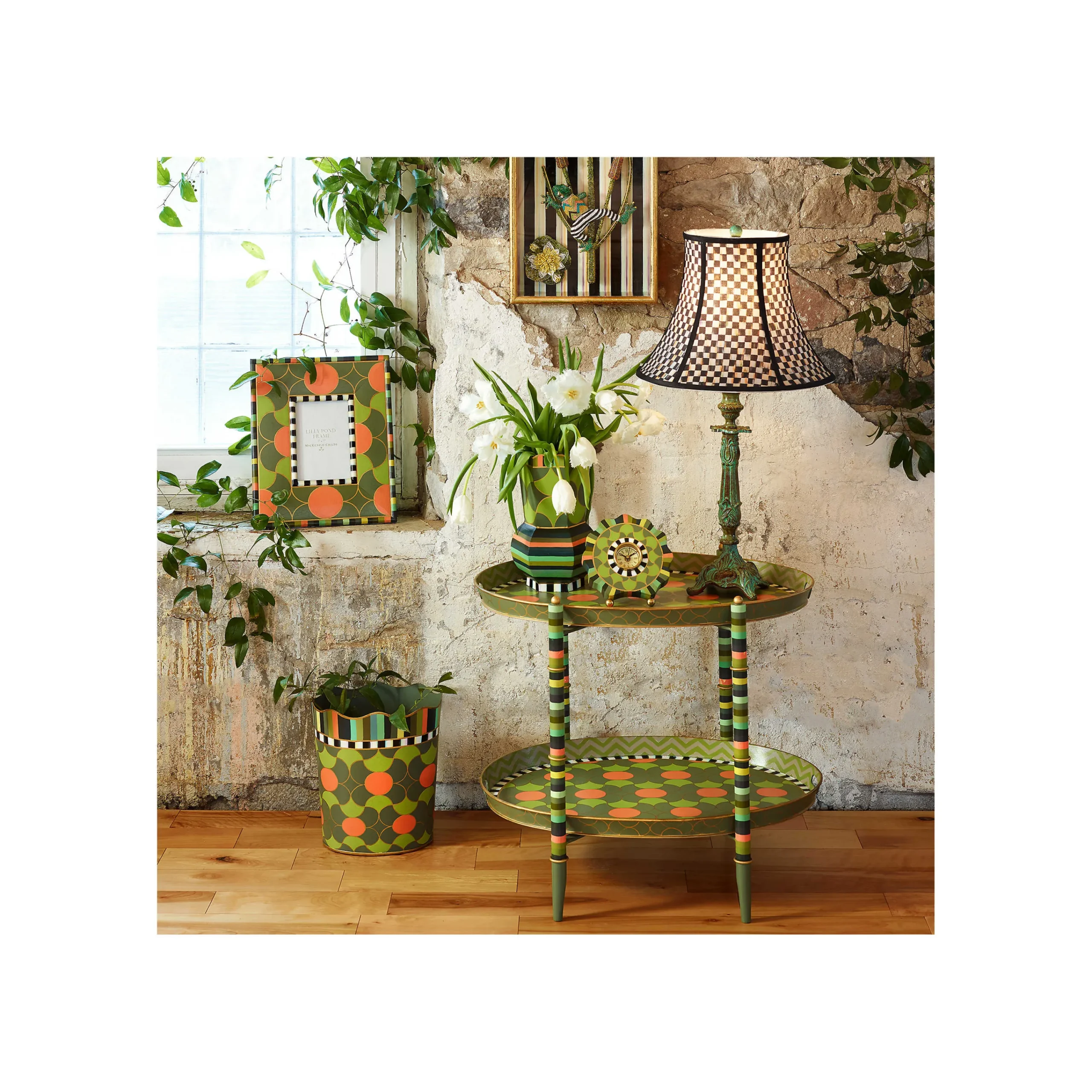 MacKenzie-Childs Verdigris Table Lamp* Room Accents