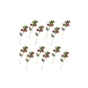 MacKenzie-Childs Wild Rose Spray Bouquet - Red - Set Of 12* Greenery & Florals