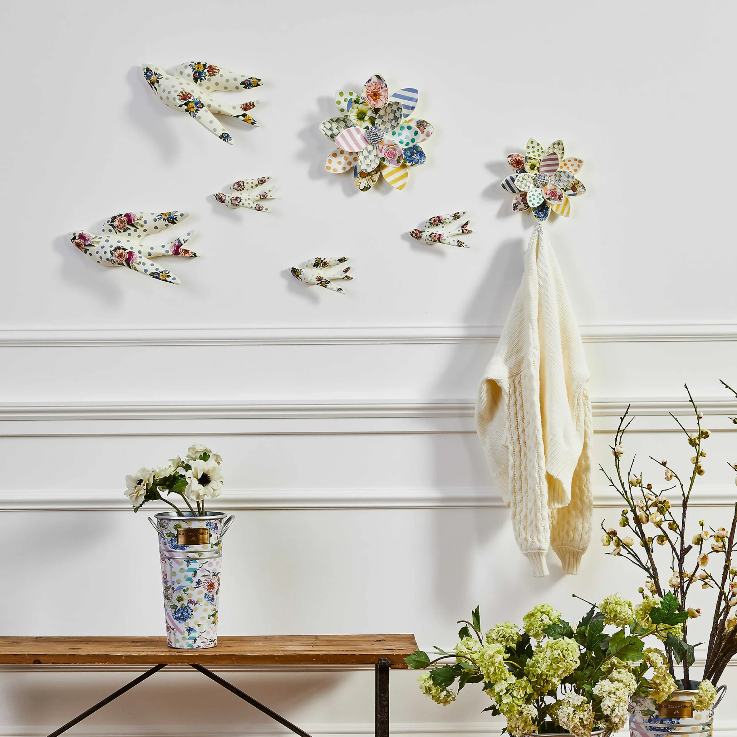 MacKenzie-Childs Wild Wallflower - Large* Room Accents