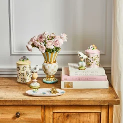 MacKenzie-Childs Wildflowers Bird Topiaries - Set Of 2* Room Accents