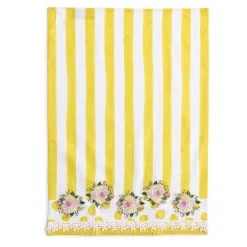 MacKenzie-Childs Wildflowers Dish Towel - Yellow* Kitchen & Table Linens
