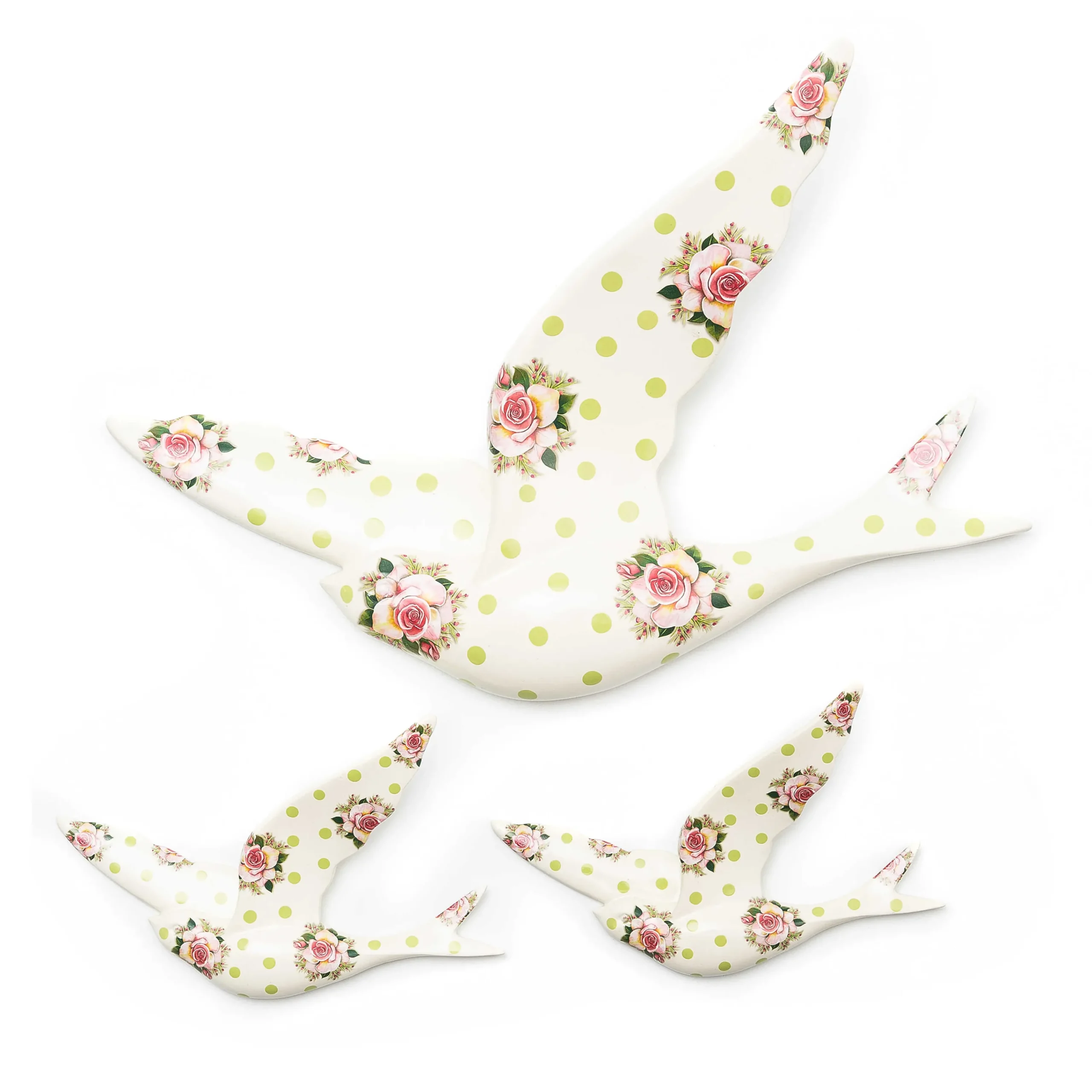 MacKenzie-Childs Wildflowers Swallowtail Wall Decor - Green* Room Accents