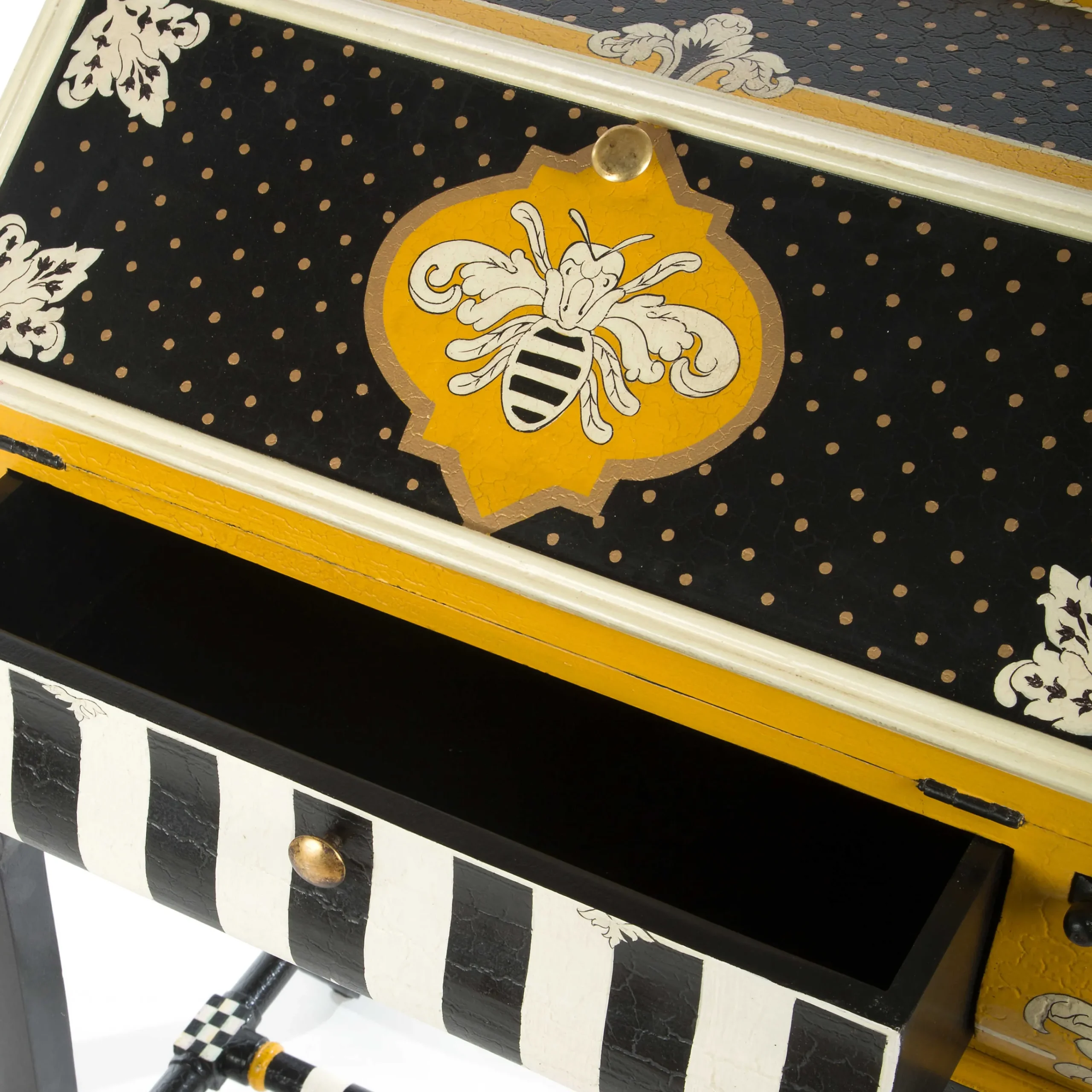 MacKenzie-Childs Worker Bee Writing Desk* Storage Furniture