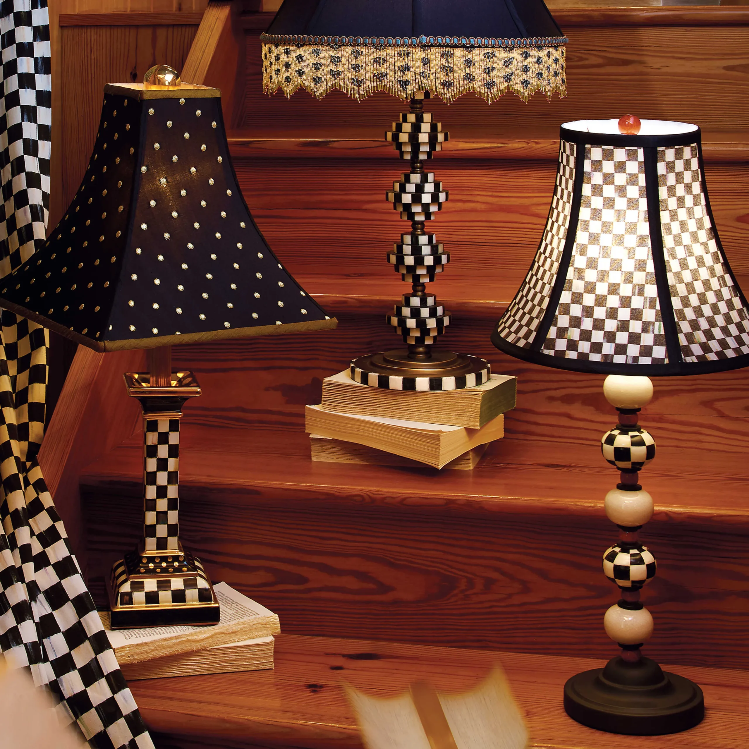 MacKenzie-Childs Yo-Yo Table Lamp* Room Accents