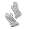 MacKenzie-Childs Zig Zag Oven Mitts - Sterling - Set Of 2* Kitchen & Table Linens