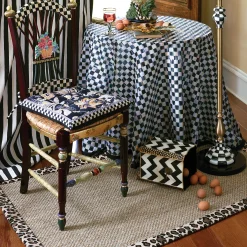 MacKenzie-Childs Zig Zag Waste Bin* Room Accents